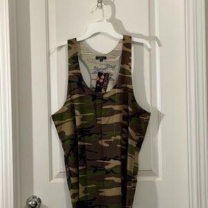 Maor Luz Camouflage Tank Top